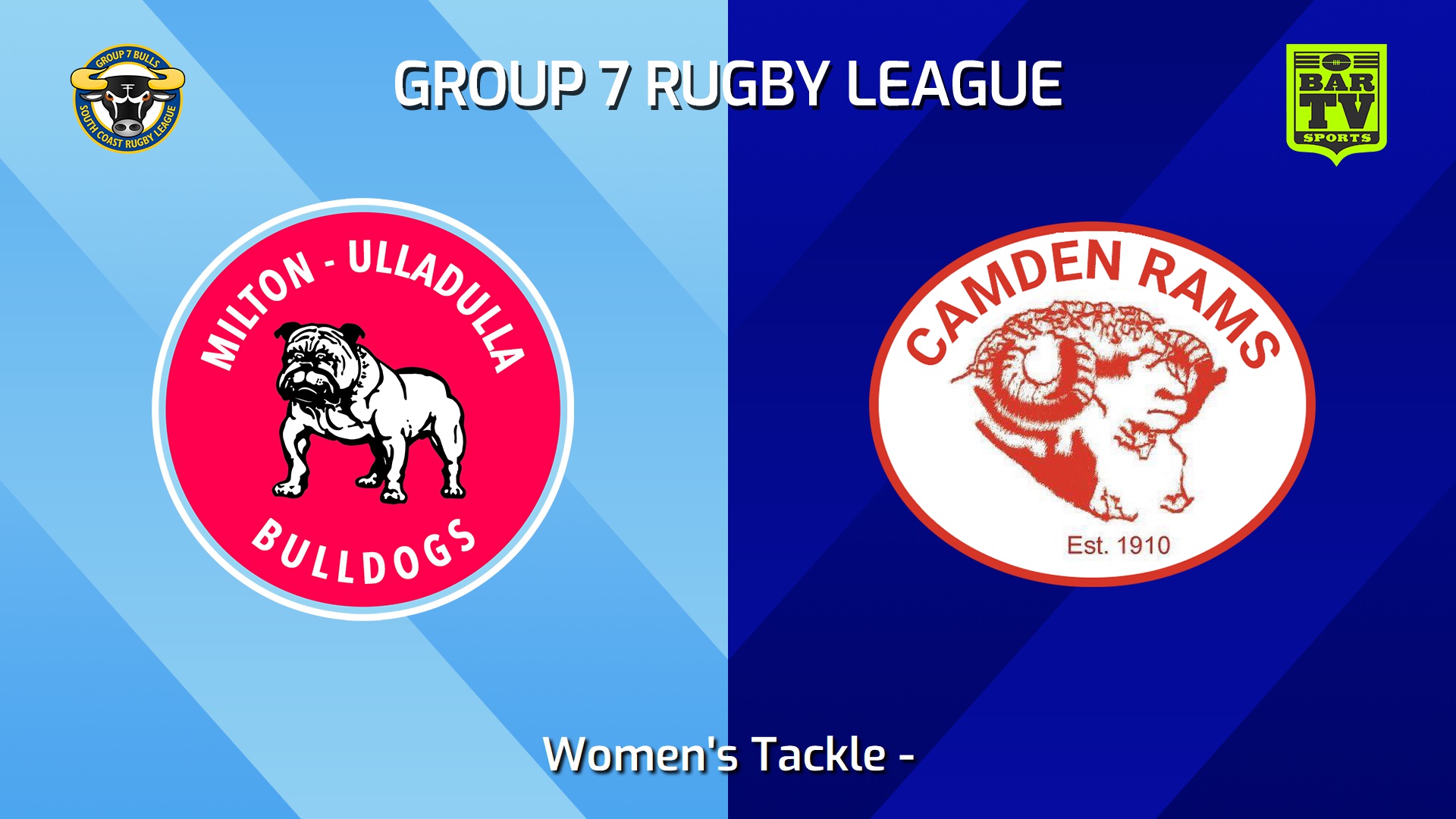 240629-video-South Coast U18s Women's Tackle - Milton-Ulladulla Bulldogs v Camden Rams Slate Image