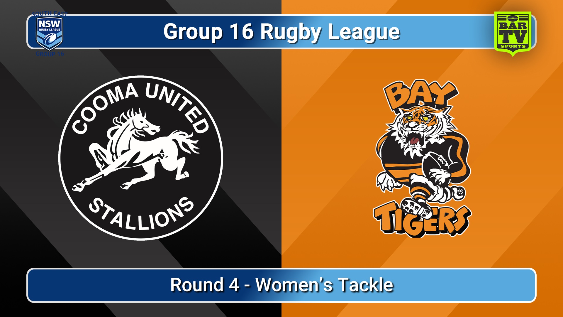 260517-video-Group 16 Rugby League  Round 4 - Women’s Tackle - Cooma Stallions v Bateman's Bay Tigers Slate Image