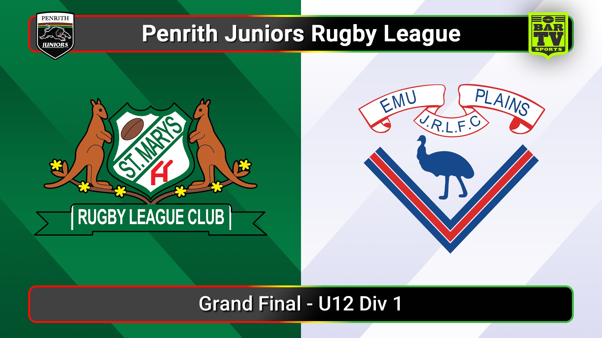 250913-video-Penrith & District Junior Rugby League Grand Final - U12 Div 1 - St Marys v Emu Plains Slate Image