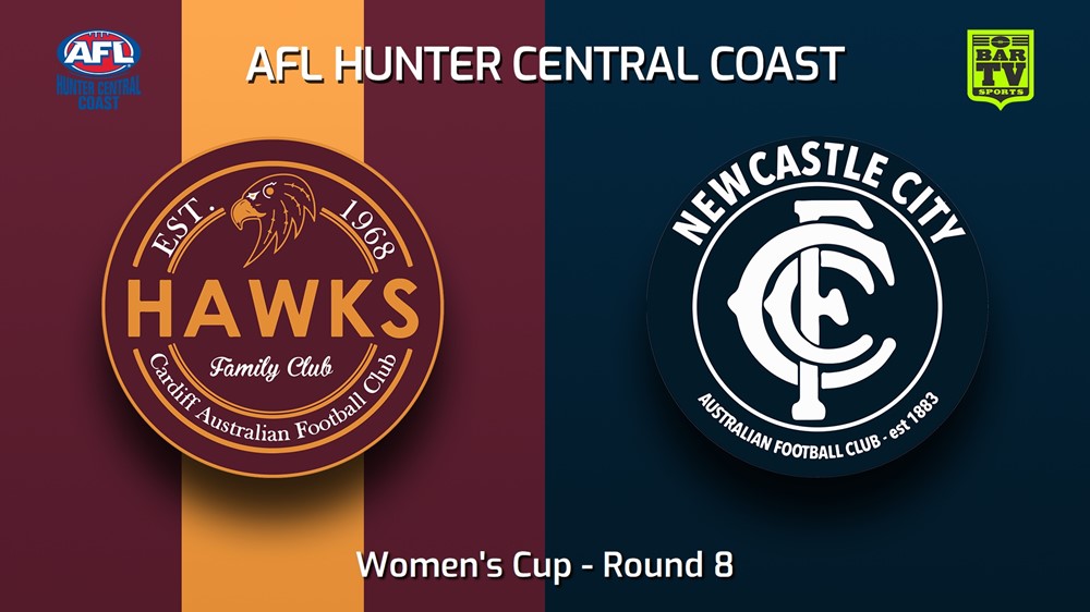 250614-video-AFL Hunter Central Coast Round 8 - Women's Cup - Cardiff Hawks v Newcastle City  Slate Image