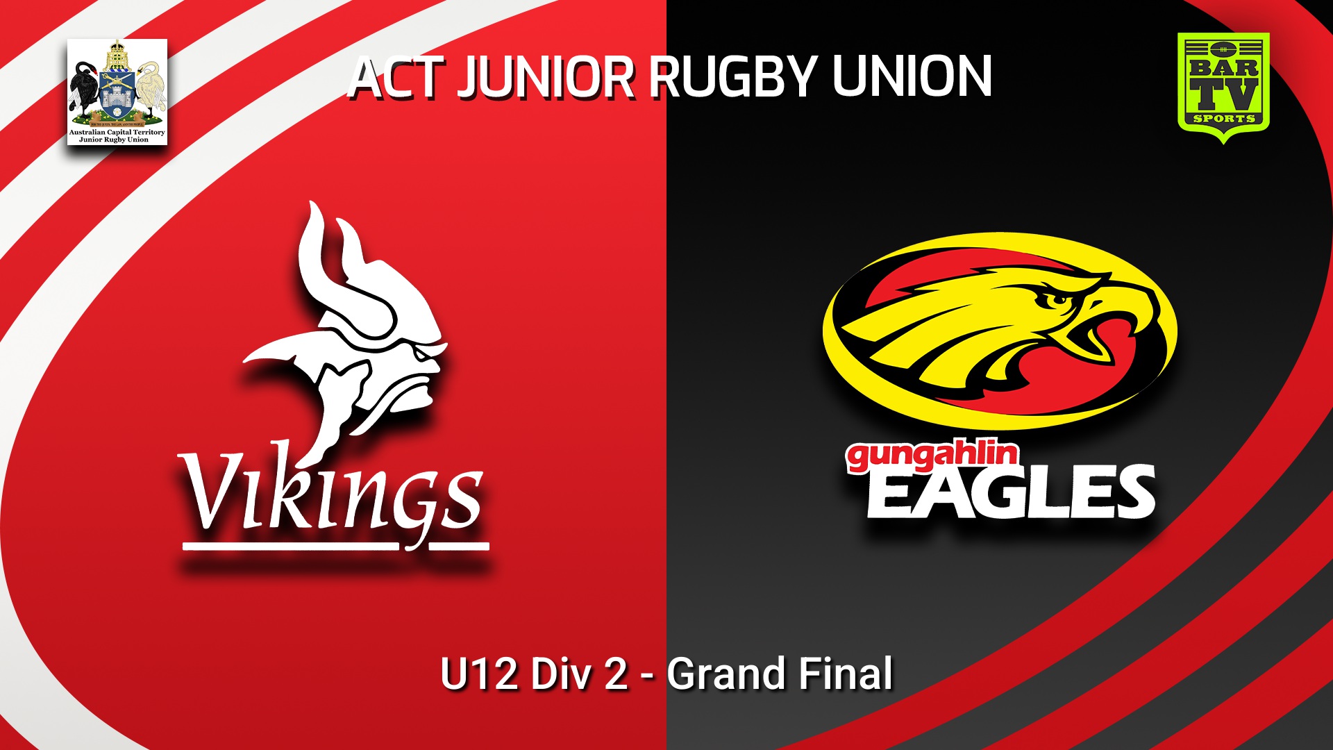 260906-video-ACT Junior Rugby Union Grand Final - U12 Div 2 - Tuggeranong Vikings v Gungahlin Eagles Slate Image