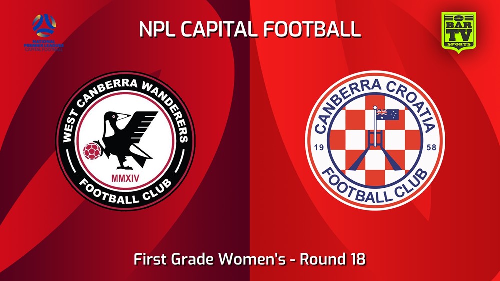 240811-video-Capital Womens Round 18 - West Canberra Wanderers FC W v Canberra Croatia FC W Slate Image