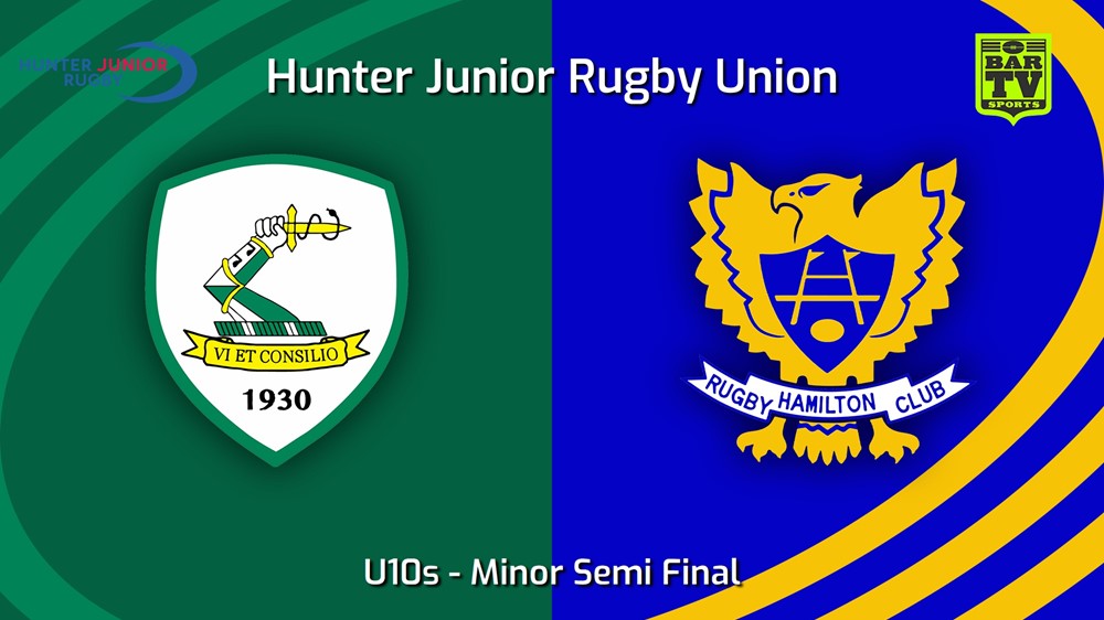 250831-video-Hunter Junior Rugby Union Minor Semi Final - U10s - Merewether Carlton v Hamilton Hawks Slate Image