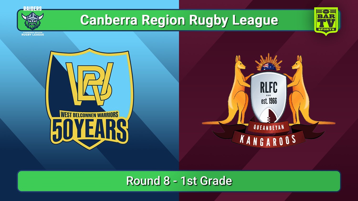 250601-video-Canberra Round 8 - 1st Grade - West Belconnen Warriors v Queanbeyan Kangaroos Slate Image