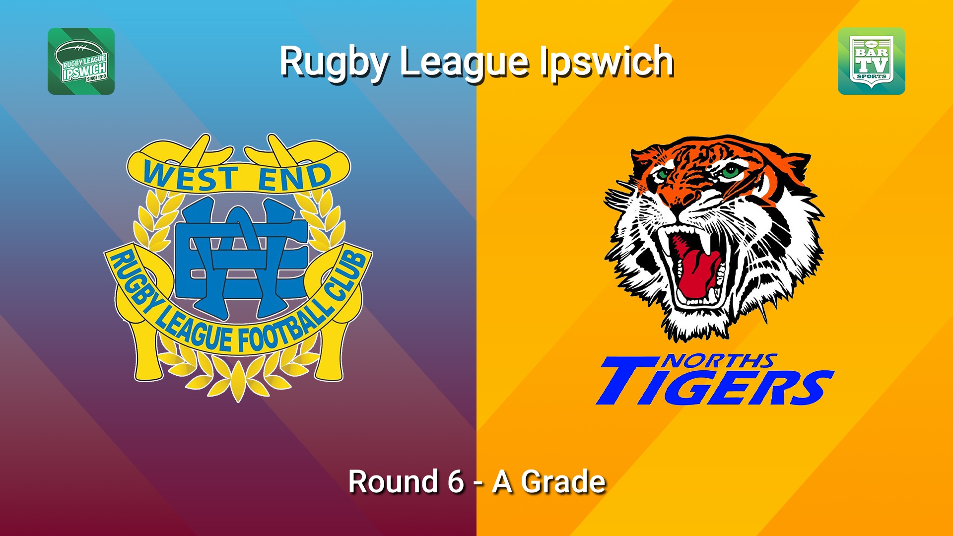 260510-video-Rugby League Ipswich Round 6 - A Grade - West End v Norths Tigers Slate Image
