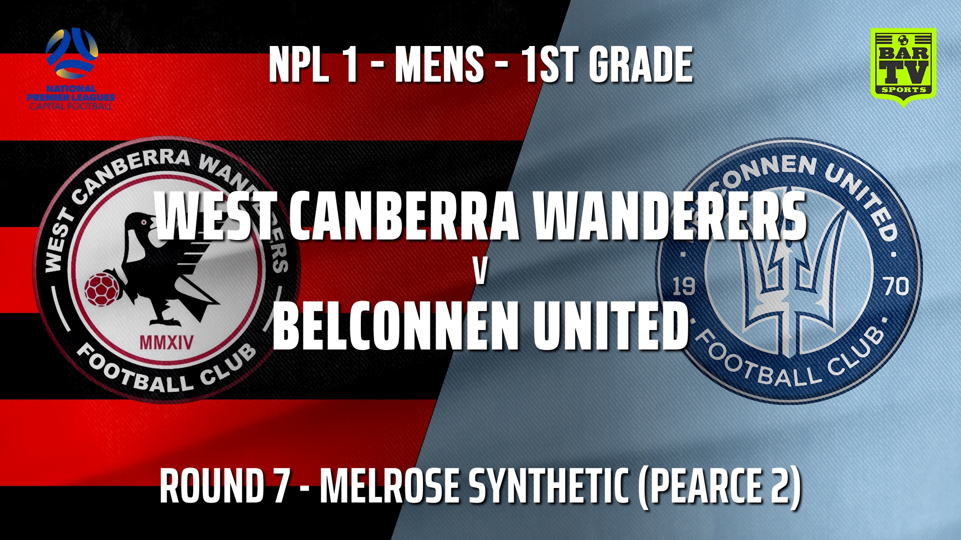 210522-NPL - CAPITAL Round 7 - West Canberra Wanderers v Belconnen United Slate Image