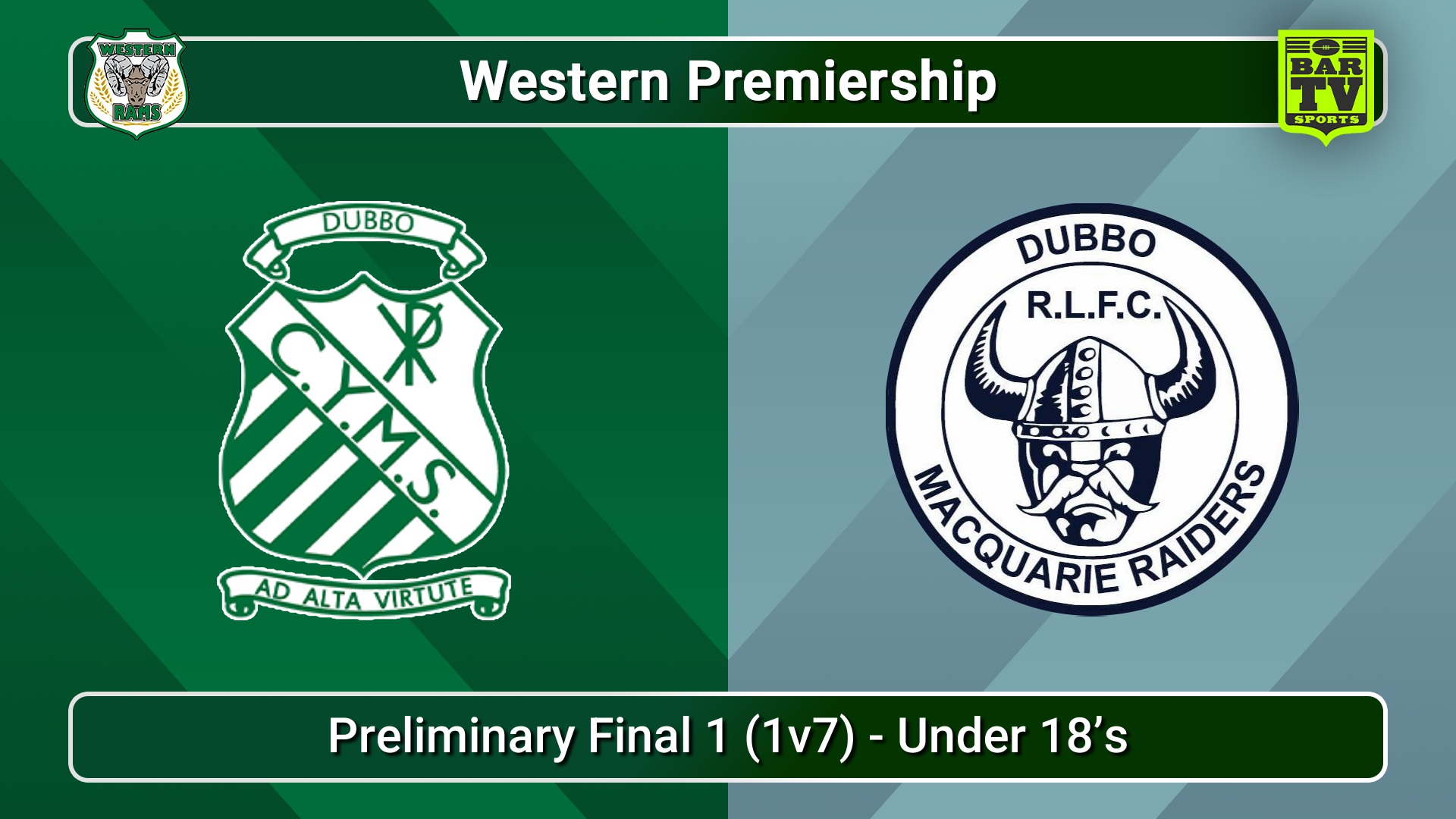 250831-video-Western Premiership Preliminary Final 1 (1v7) - Under 18’s - Dubbo CYMS v Dubbo Macquarie Raiders Slate Image
