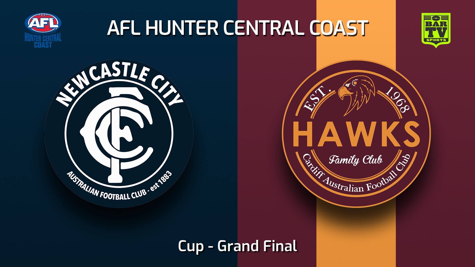 240907-video-AFL Hunter Central Coast Grand Final - Cup - Newcastle City  v Cardiff Hawks Slate Image