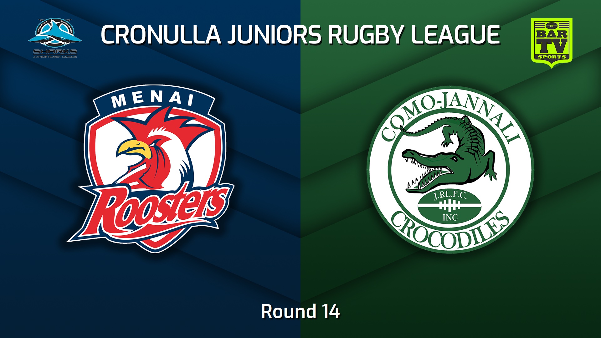 220806-Cronulla Juniors U12 Bronze Round 14 - Menai Roosters v Como Jannali Crocodiles Slate Image