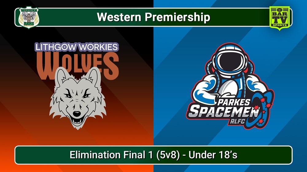 250816-video-Western Premiership Elimination Final 1 (5v8) - Under 18’s - Lithgow Workies Wolves v Parkes Spacemen Slate Image