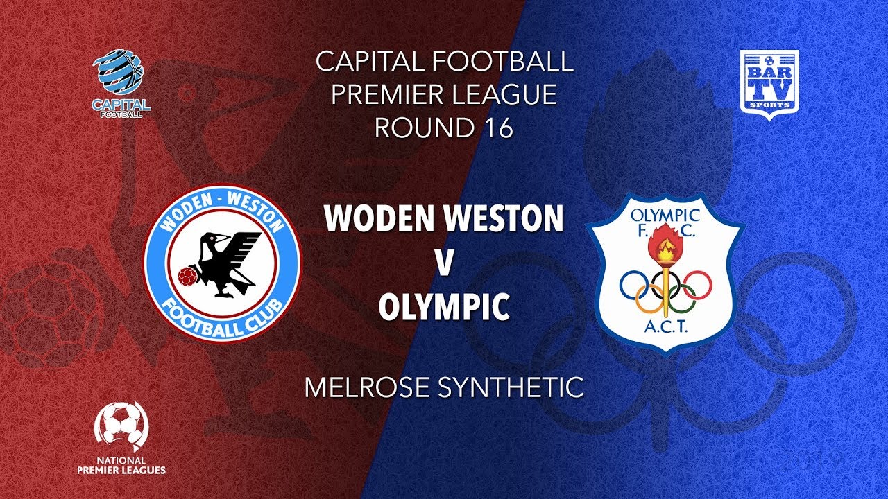 NPL Youth - Capital Round 16 - Woden Weston FC U20 v Canberra Olympic SC U20 Slate Image