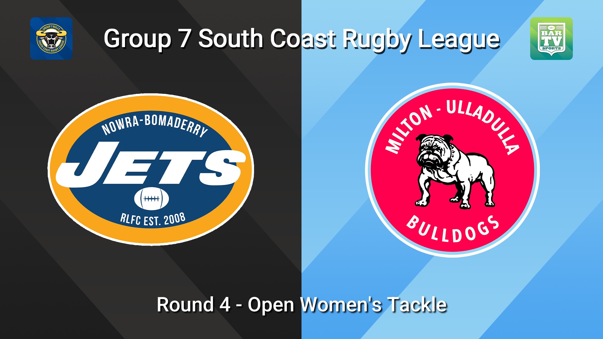 260531-video-South Coast Round 4 - Open Women's Tackle - Nowra-Bomaderry  v Milton-Ulladulla Bulldogs Slate Image