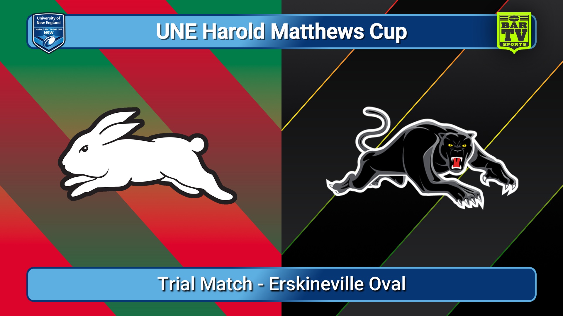 260117-video-UNE Harold Matthews Cup Trial Match - South Sydney Rabbitohs v Penrith Panthers Slate Image