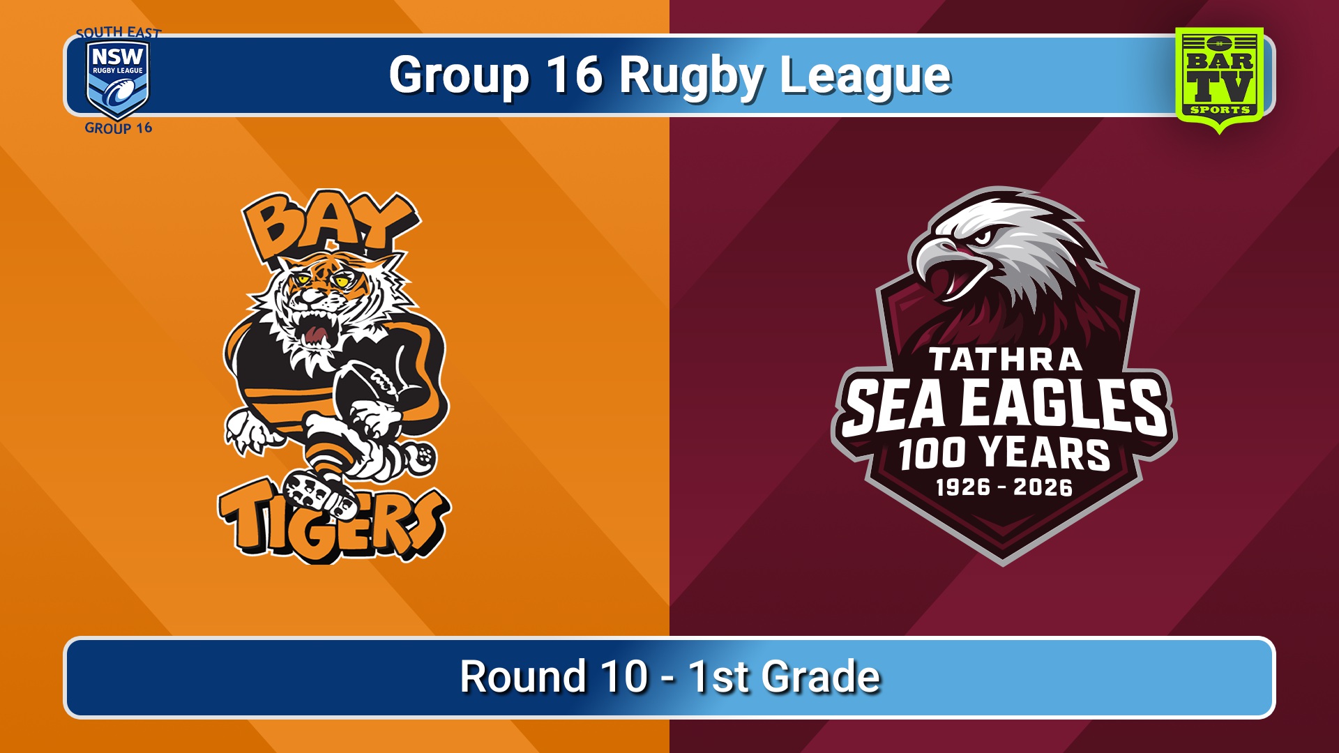 260705-video-Group 16 Rugby League  Round 10 - 1st Grade - Bateman's Bay Tigers v Tathra Sea Eagles Slate Image