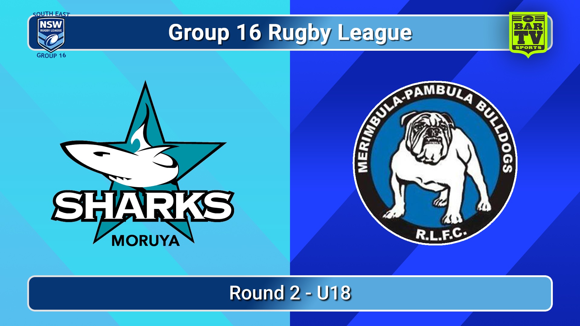260503-video-Group 16 Rugby League  Round 2 - U18 - Moruya Sharks v Merimbula-Pambula Bulldogs Slate Image