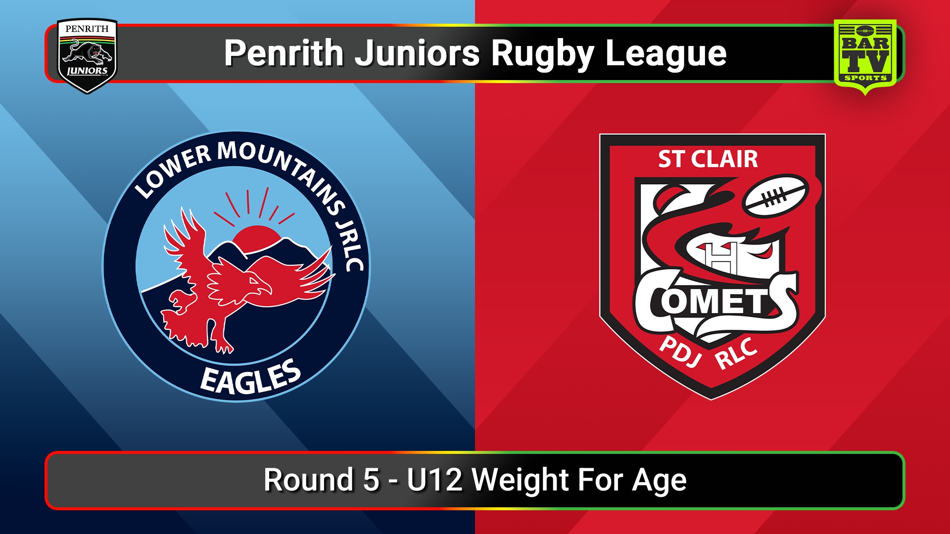 250713-video-Penrith & District Junior Rugby League Round 5 - U12 Weight For Age - Lower Mountains v St Clair Slate Image