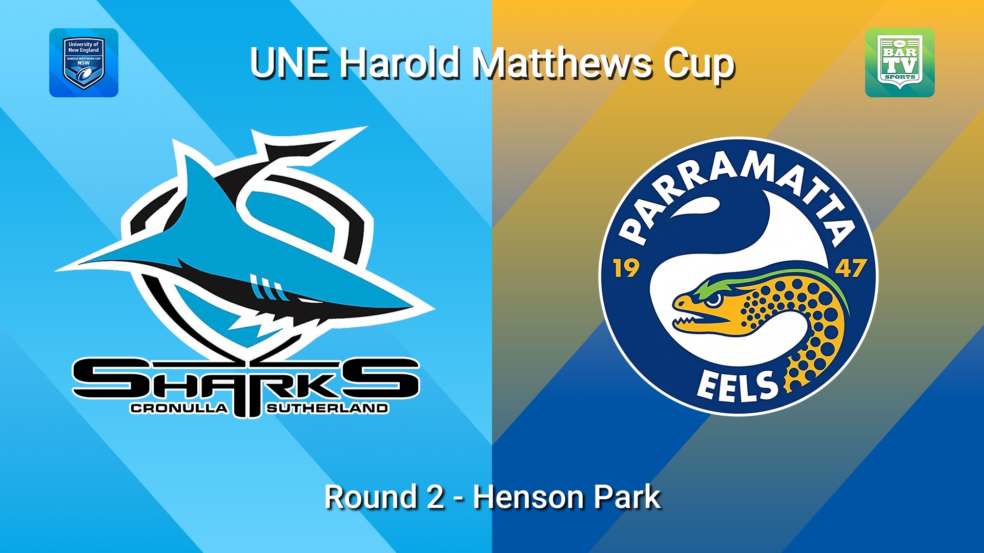 260215-video-UNE Harold Matthews Cup Round 2 - Cronulla-Sutherland Sharks v Parramatta Eels Slate Image