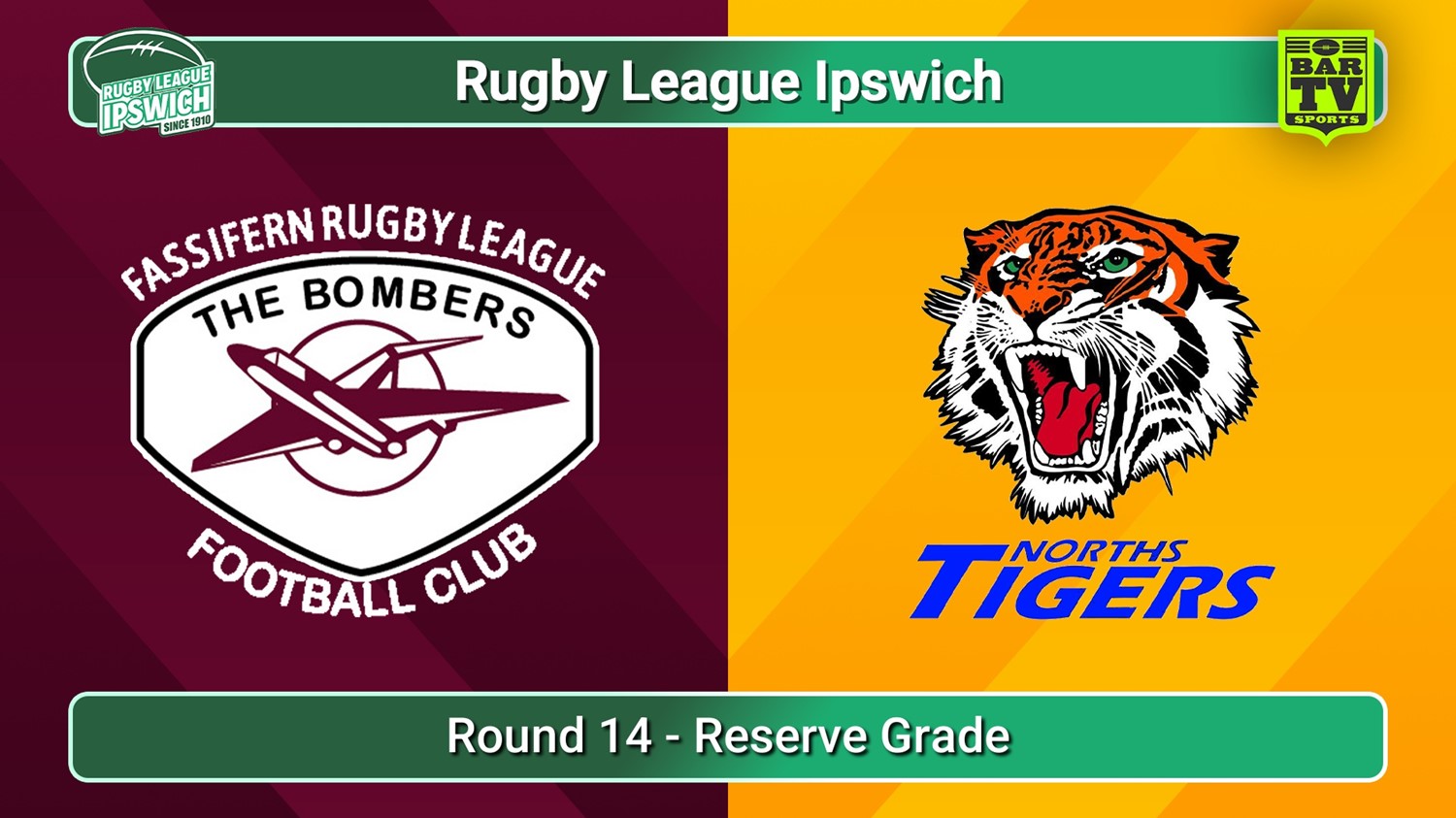 250816-video-Rugby League Ipswich Round 14 - Reserve Grade - Fassifern Bombers v Norths Tigers Slate Image
