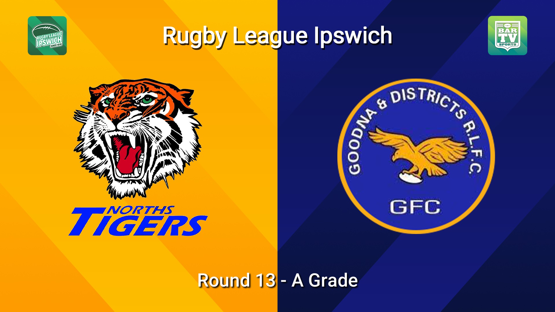 260712-video-Rugby League Ipswich Round 13 - A Grade - Norths Tigers v Goodna Slate Image