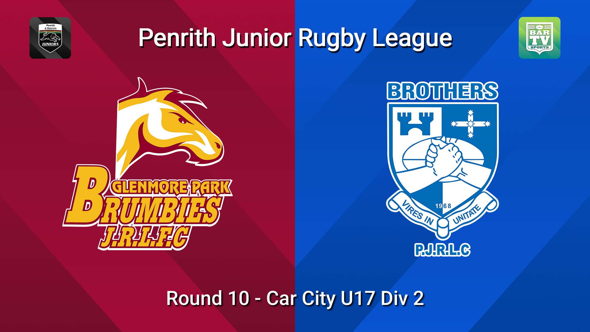 260704-video-Penrith & District Junior Rugby League Round 10 - Car City U17 Div 2 - Glenmore Park v Brothers Slate Image
