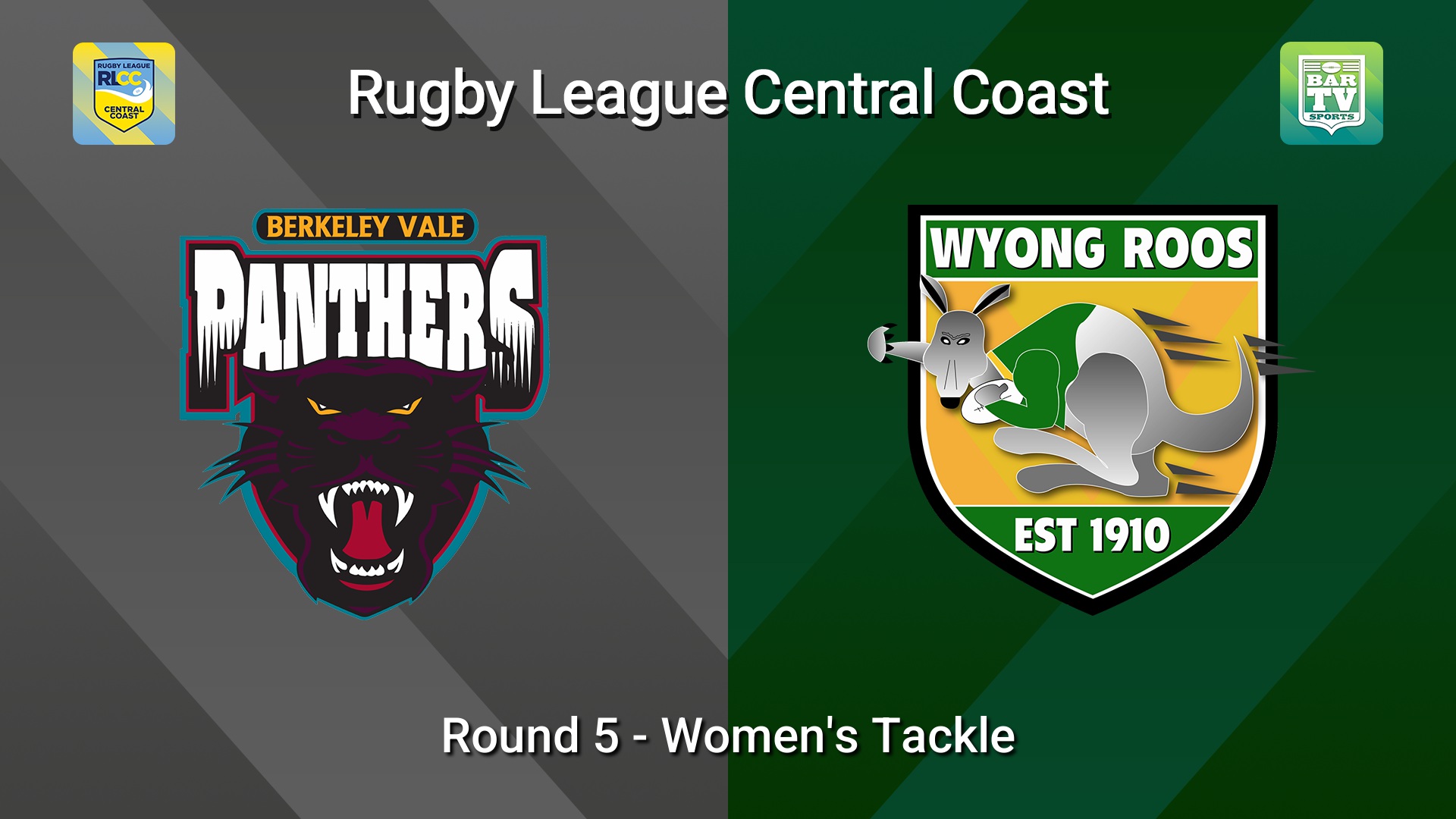 260510-video-RLCC Round 5 - Women's Tackle - Berkeley Vale Panthers v Wyong Roos Slate Image