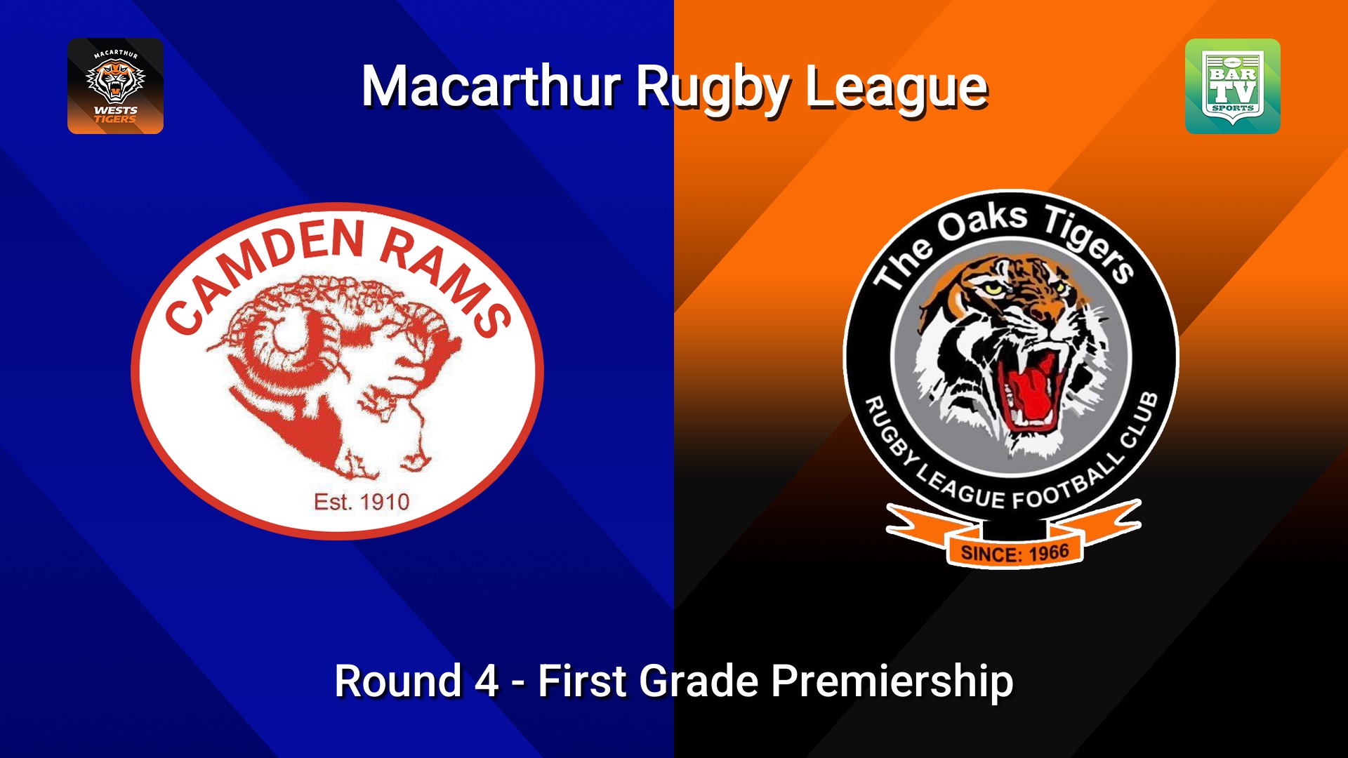 260503-video-Macarthur RL Round 4 - First Grade Premiership - Camden Rams v The Oaks Tigers Slate Image