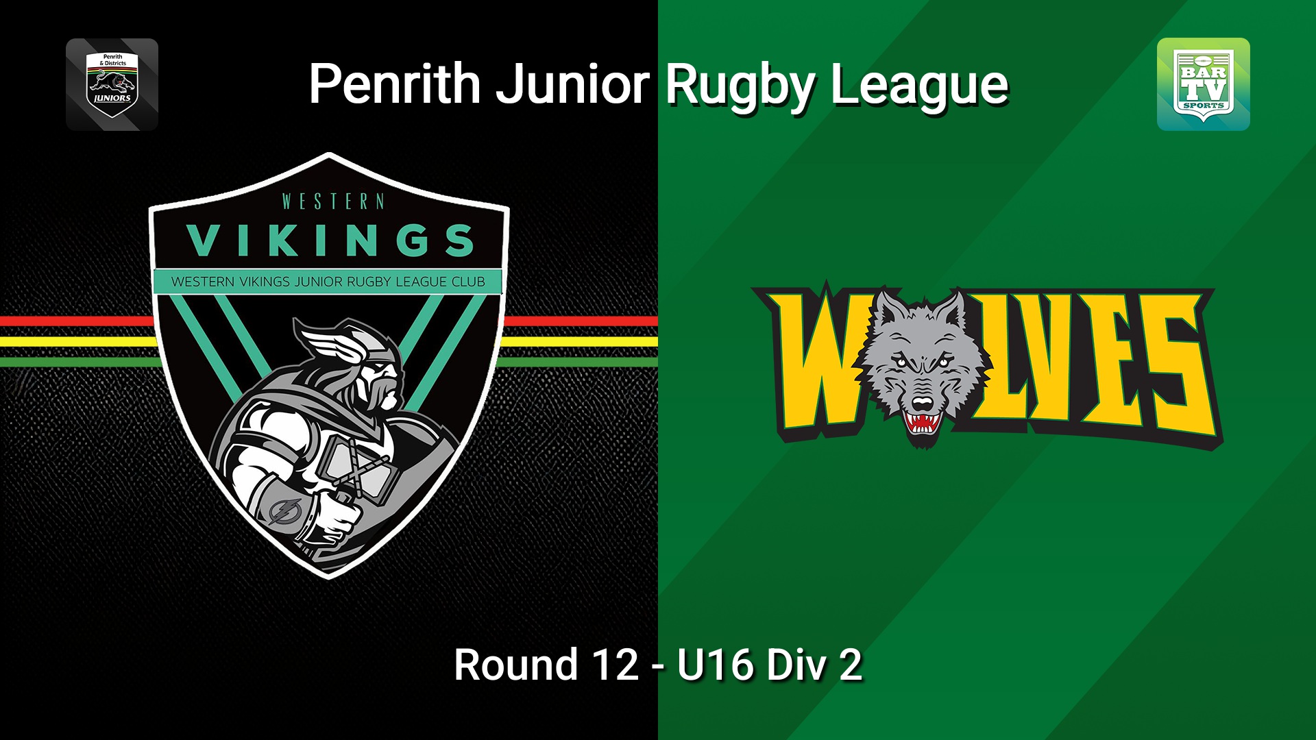 260718-video-Penrith & District Junior Rugby League Round 12 - U16 Div 2 - Western Vikings v Windsor Wolves Slate Image