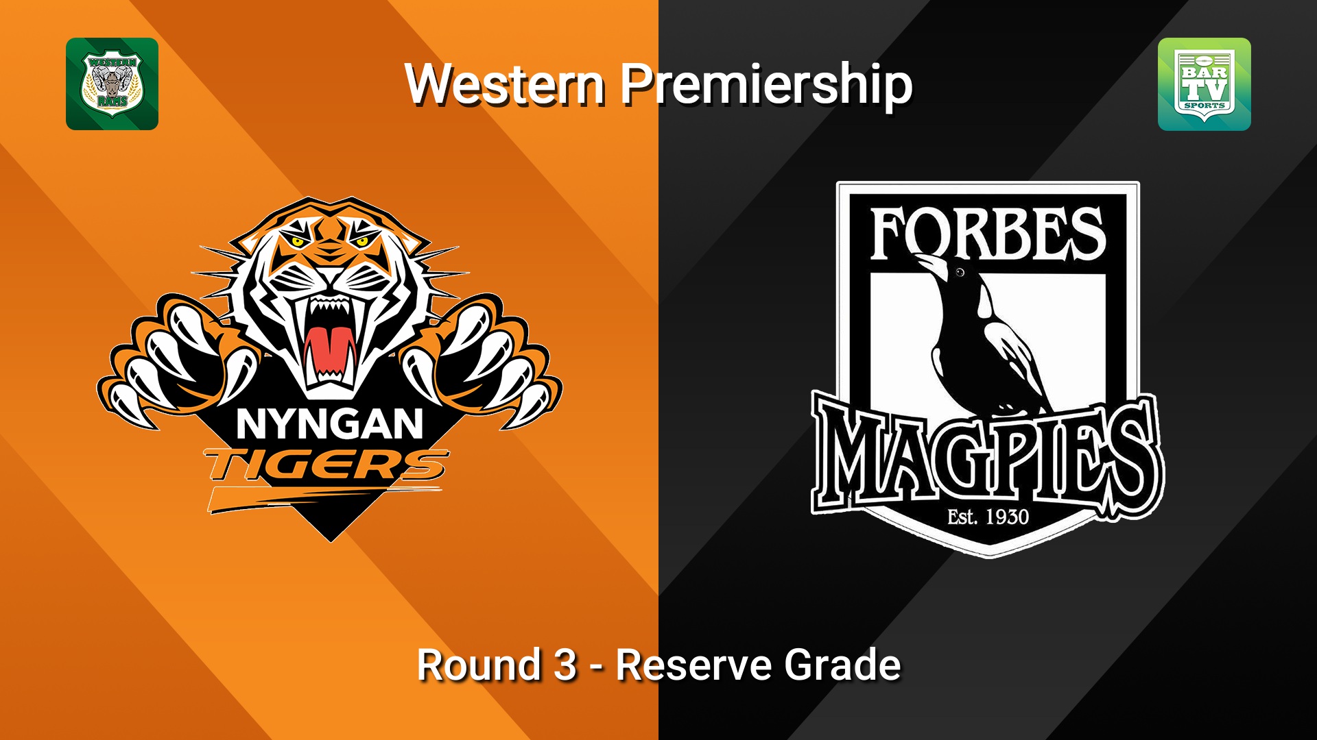 260503-video-Western Premiership Round 3 - Reserve Grade - Nyngan Tigers v Forbes Magpies Slate Image