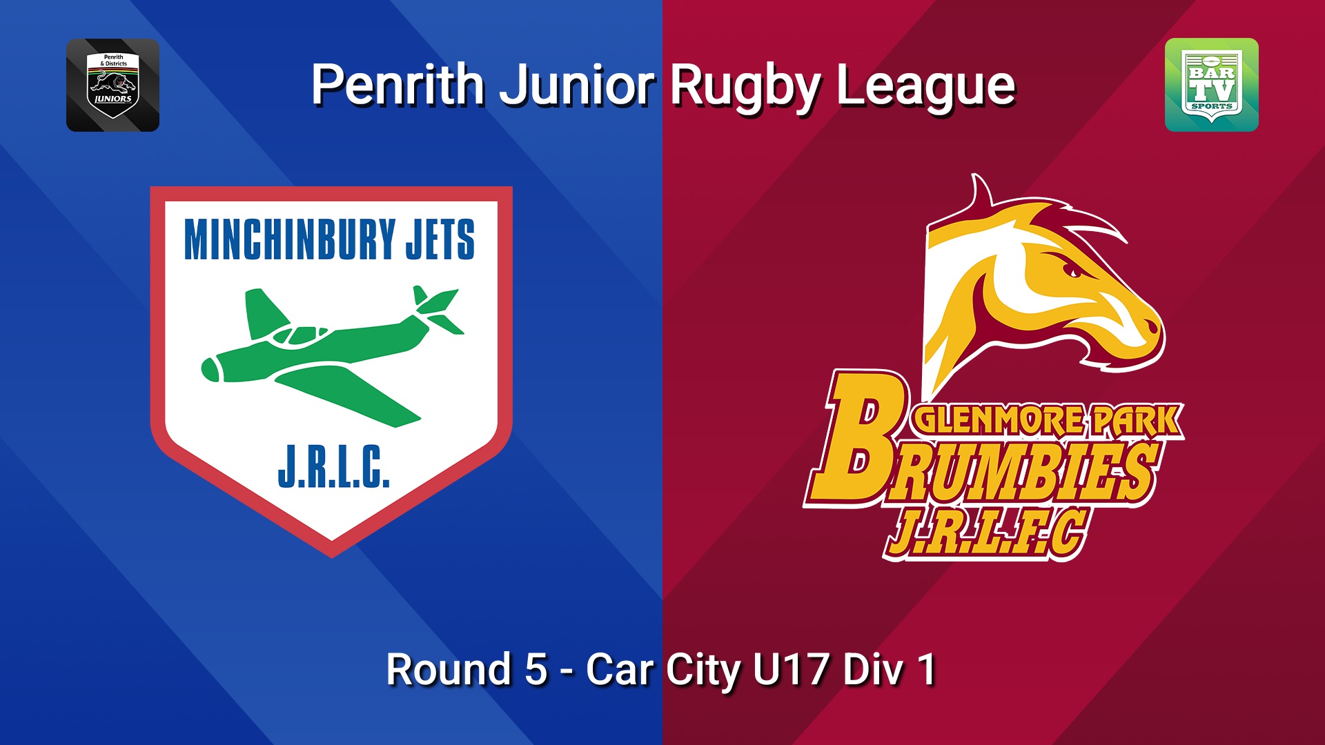 260523-video-Penrith & District Junior Rugby League Round 5 - Car City U17 Div 1 - Minchinbury v Glenmore Park Slate Image