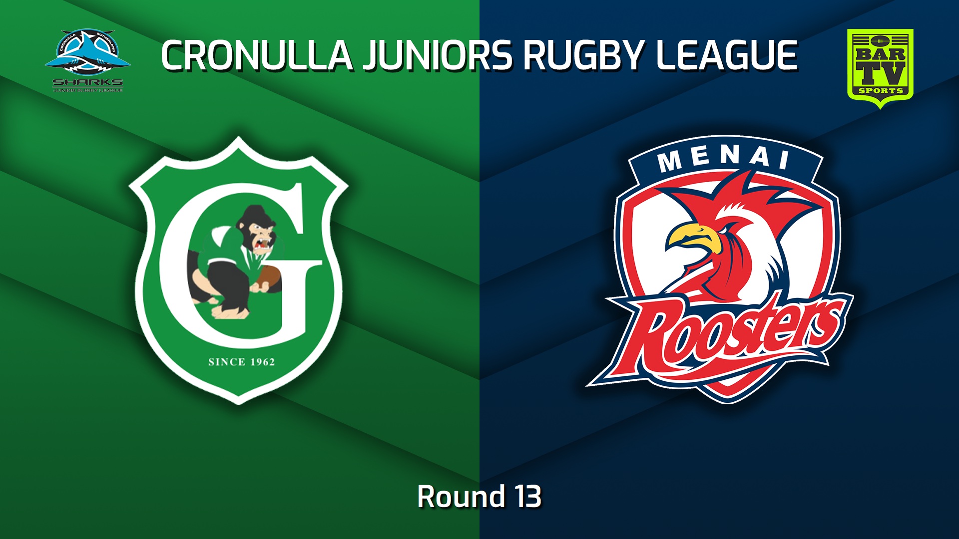 230722-Cronulla Juniors Round 13 - U10 Silver - Gymea Gorillas v Menai Roosters Slate Image