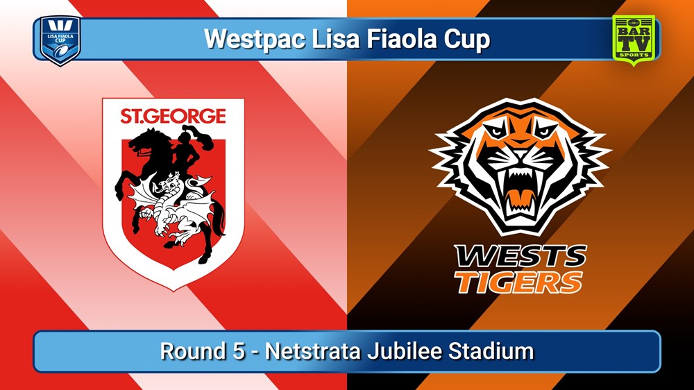 250301-video-Westpac Lisa Fiaola Cup (Metropolitan) Round 5 - St George Dragons v Wests Tigers Slate Image