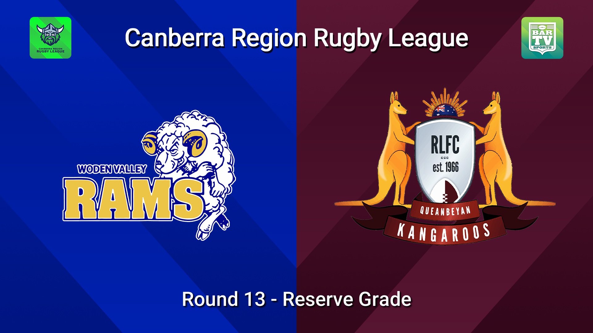 260718-video-Canberra Round 13 - Reserve Grade - Woden Valley Rams v Queanbeyan Kangaroos Slate Image