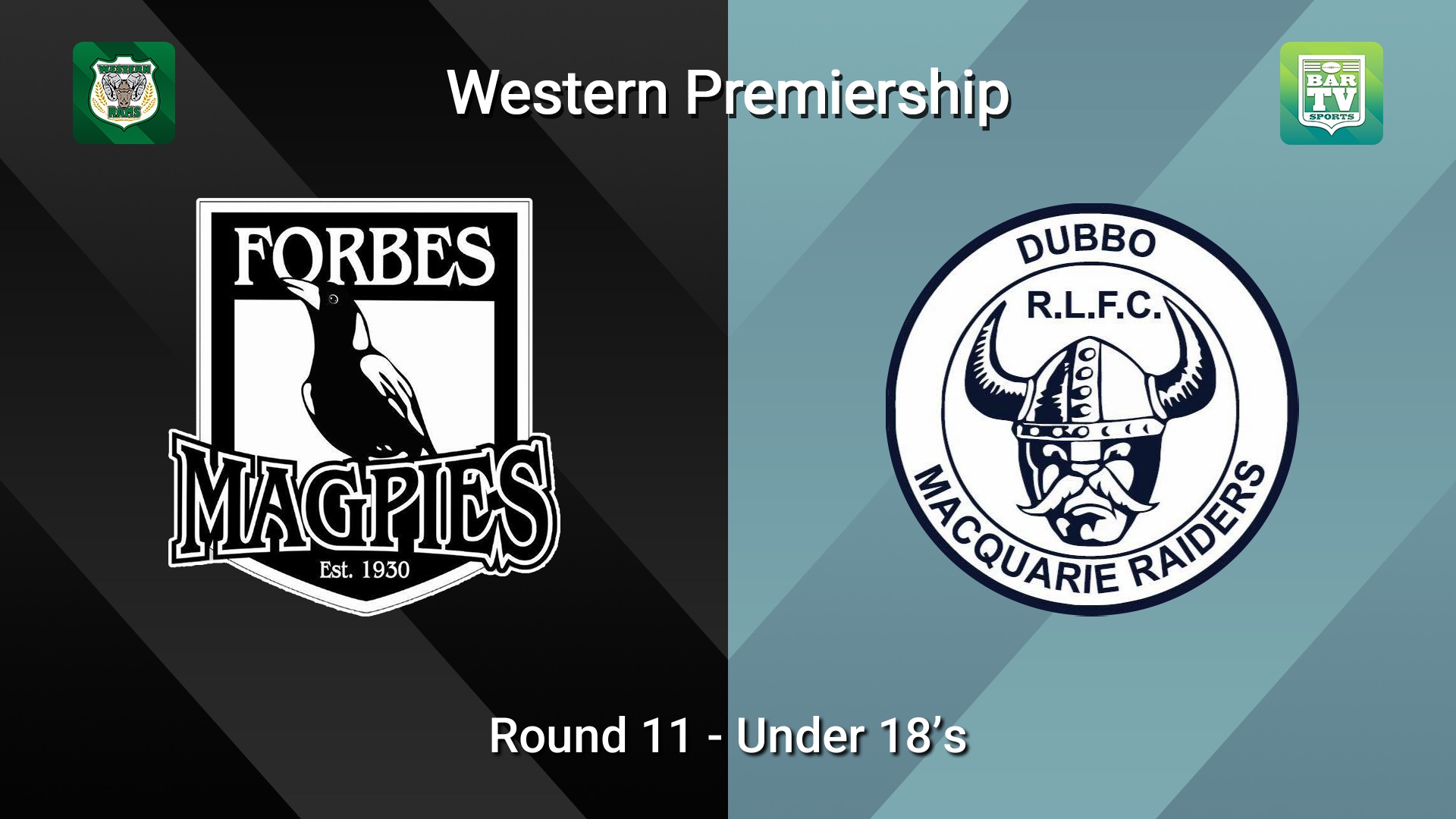 260705-video-Western Premiership Round 11 - Under 18’s - Forbes Magpies v Dubbo Macquarie Raiders Slate Image