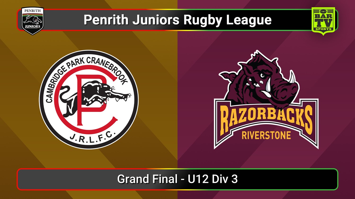 250913-video-Penrith & District Junior Rugby League Grand Final - U12 Div 3 - Cambridge Park v Riverstone Slate Image