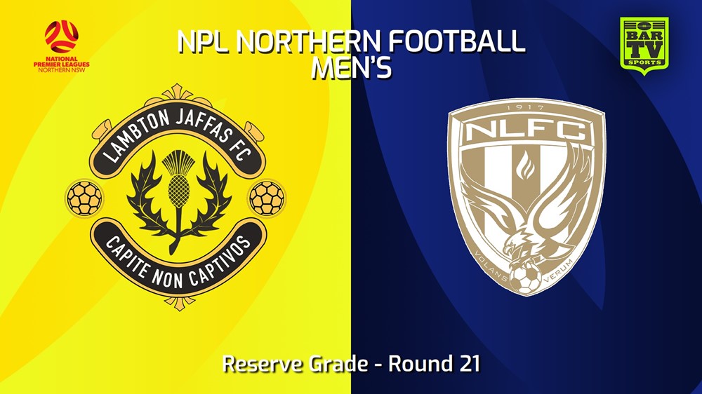 240810-video-NNSW NPLM Res Round 21 - Lambton Jaffas FC Res v New Lambton FC Res Slate Image