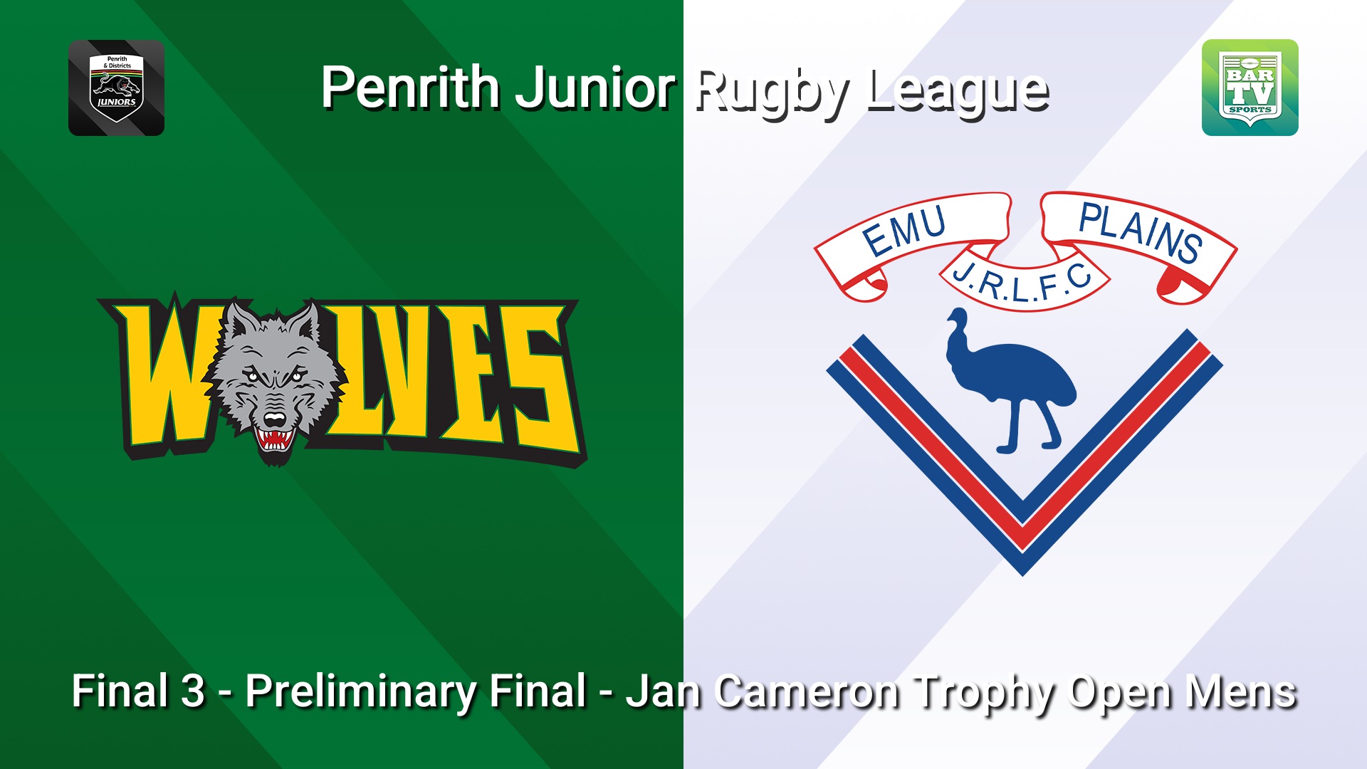 260906-video-Penrith & District Junior Rugby League Final 3 - Preliminary Final - Jan Cameron Trophy Open Mens - Windsor Wolves v Emu Plains Minigame Slate Image