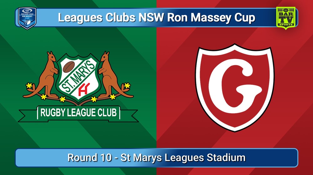 250531-video-Ron Massey Cup Round 10 - St Marys v Glebe Dirty Reds Slate Image