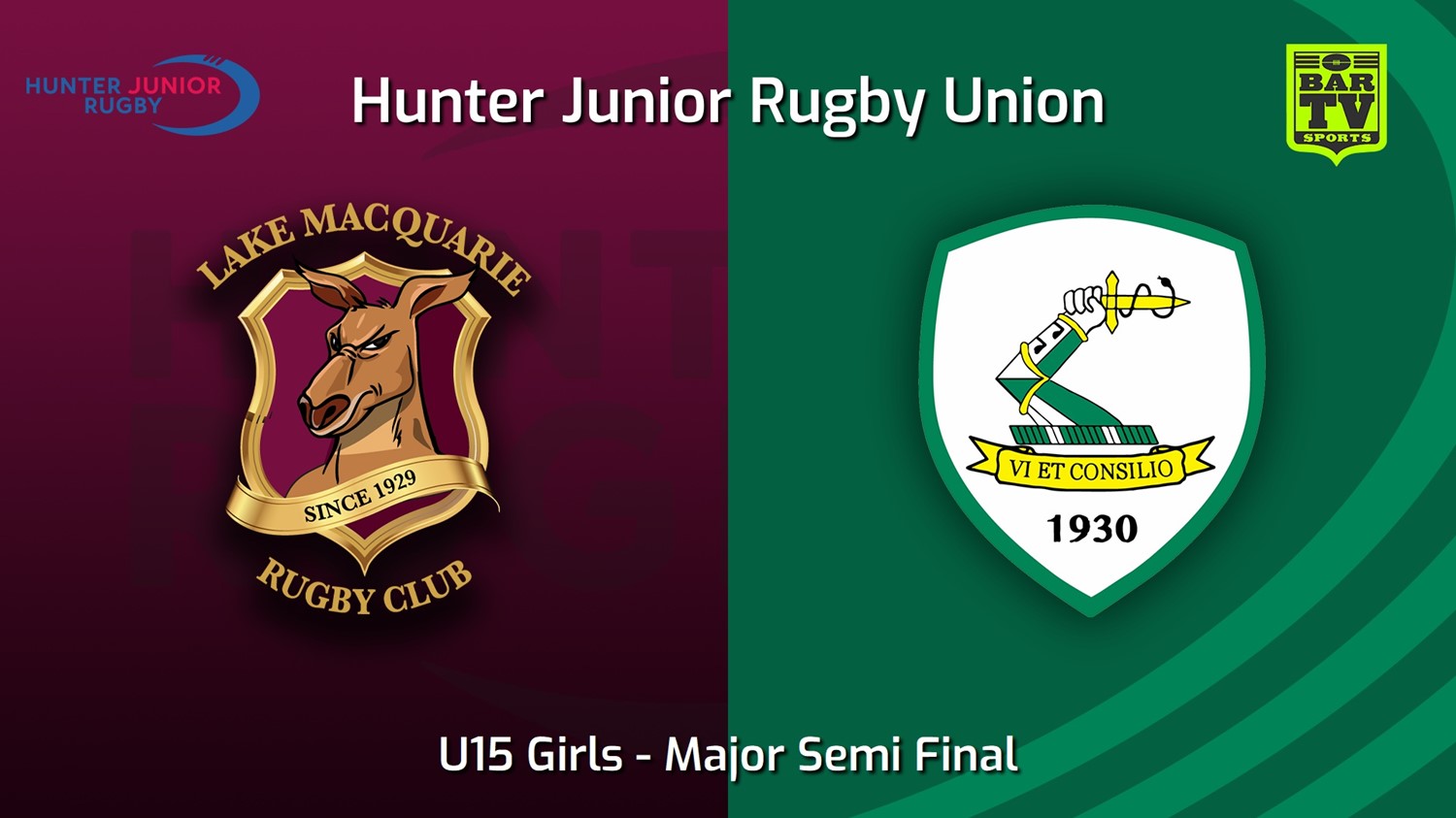 250829-video-Hunter Junior Rugby Union Major Semi Final - U15 Girls - Lake Macquarie v Merewether Carlton Slate Image