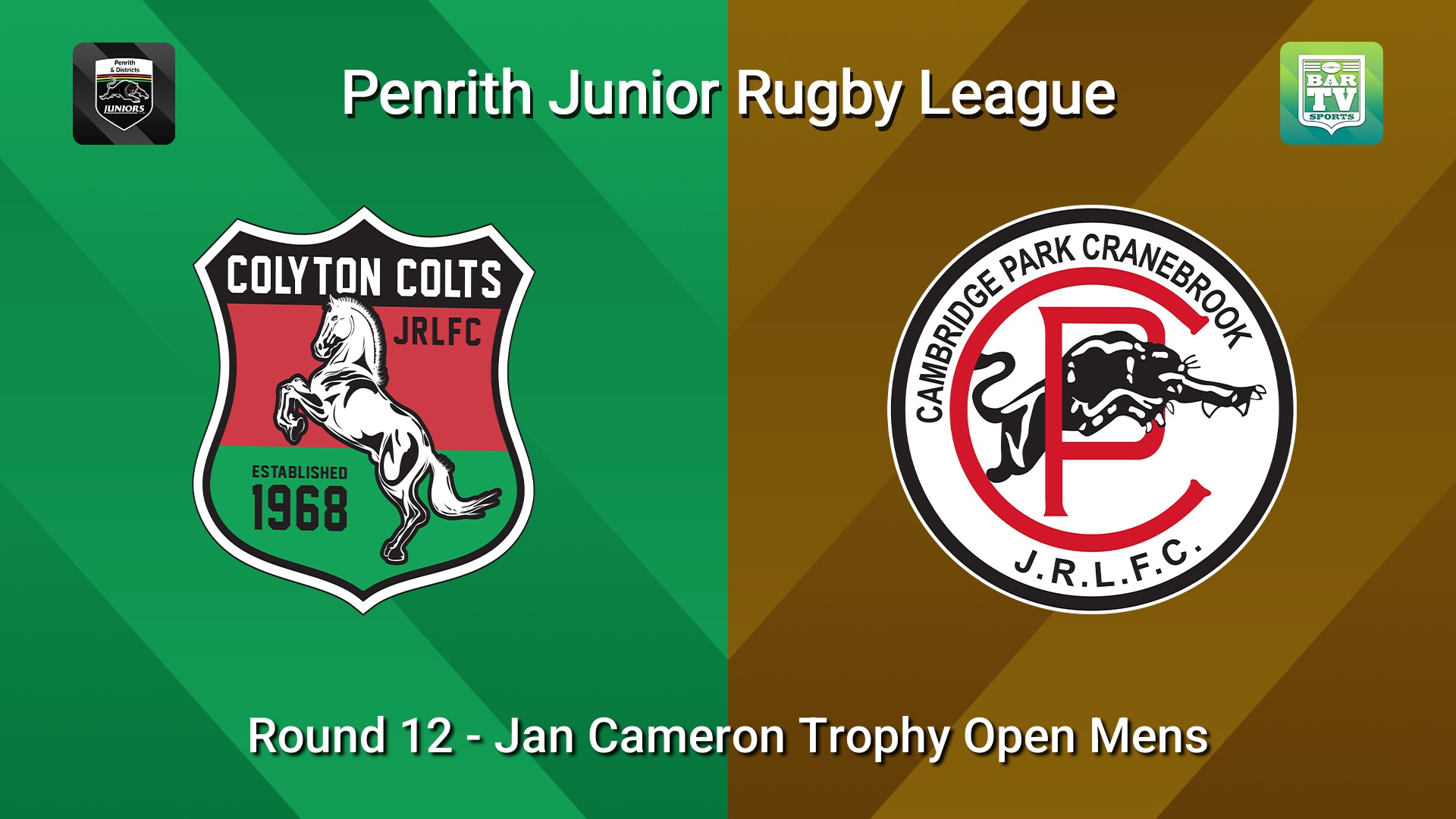 260719-video-Penrith & District Junior Rugby League Round 12 - Jan Cameron Trophy Open Mens - Colyton v Cambridge Park Slate Image