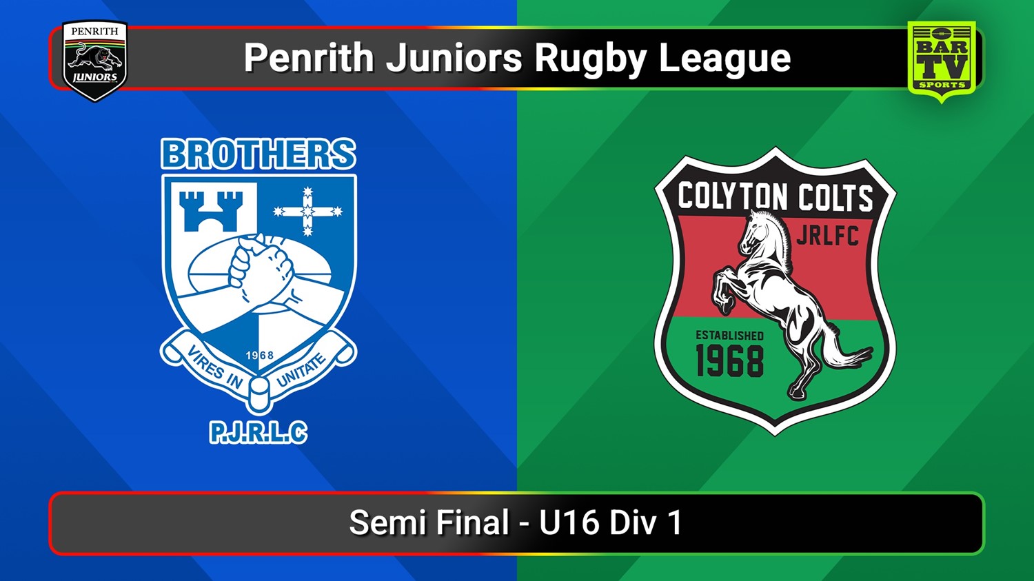 250823-video-Penrith & District Junior Rugby League Semi Final - U16 Div 1 - Brothers v Colyton Slate Image