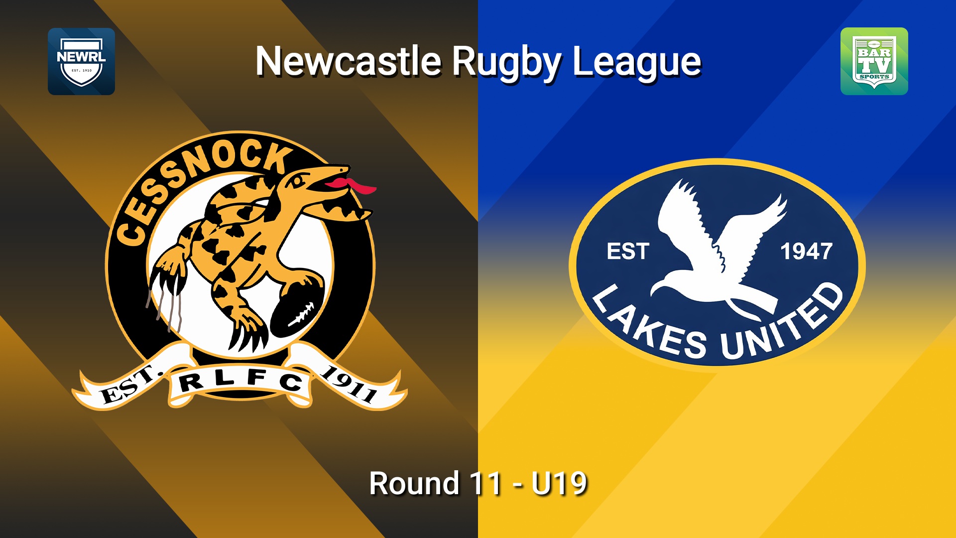 260627-video-Newcastle RL Round 11 - U19 - Cessnock Goannas v Lakes United Seagulls Slate Image