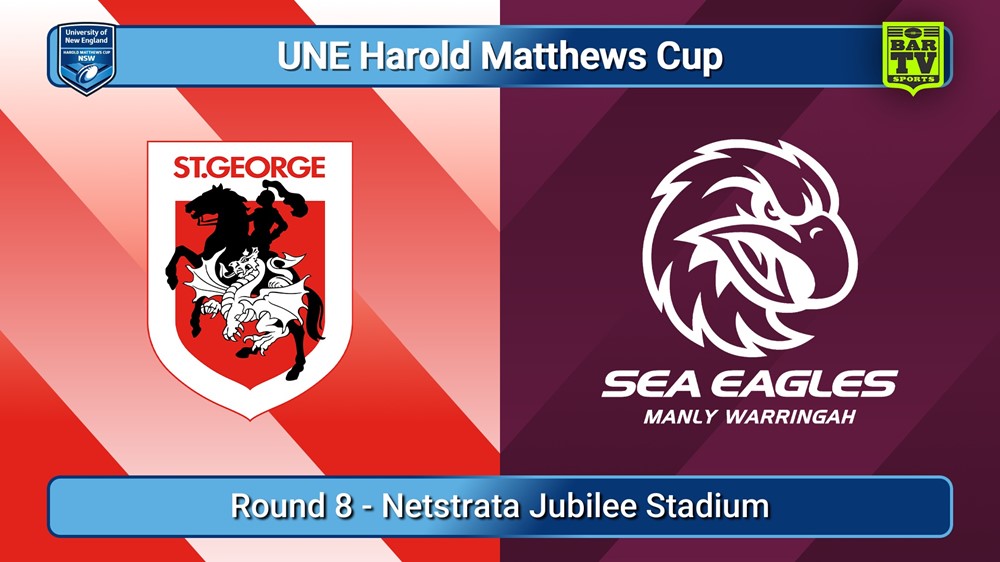 250330-video-UNE Harold Matthews Cup Round 8 - St George Dragons v Manly Warringah Sea Eagles Slate Image