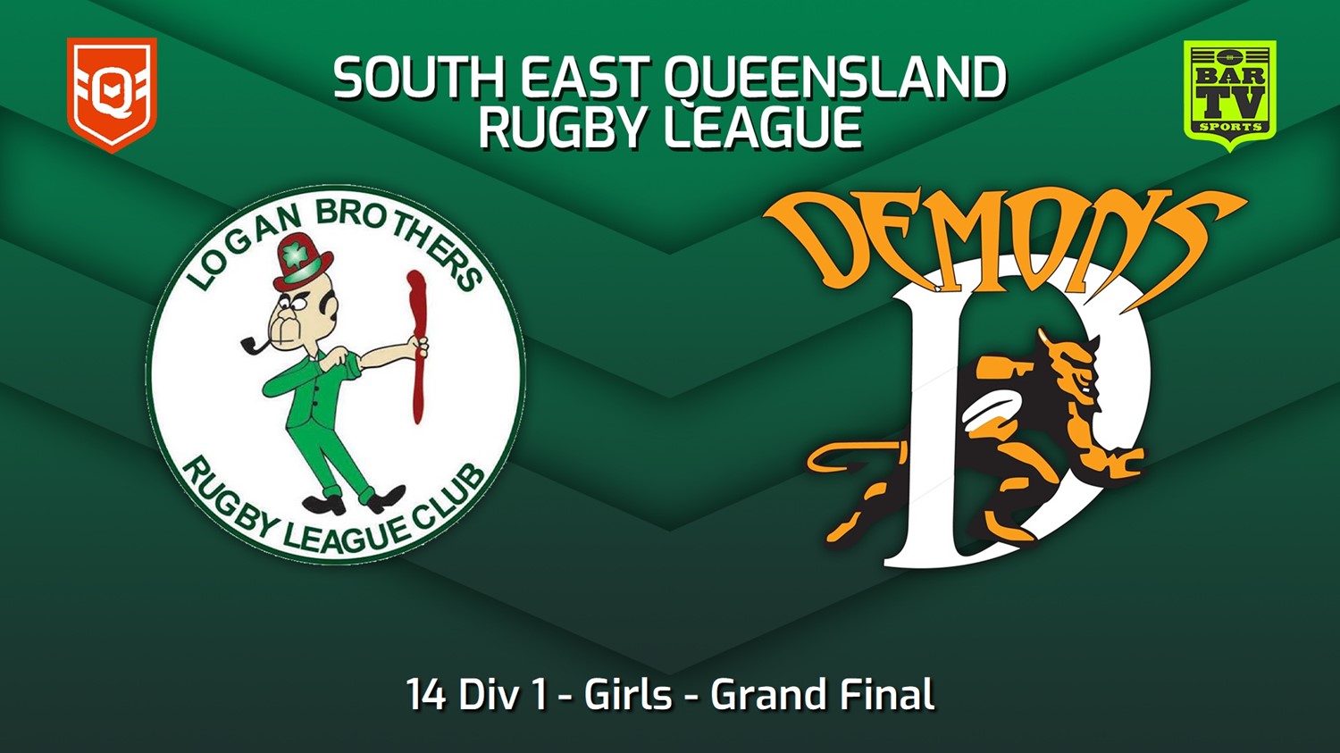220813-QRL South East Region Juniors Grand Final - 14 Girls - Logan Brothers Juniors v Waterford Demons Juniors Slate Image