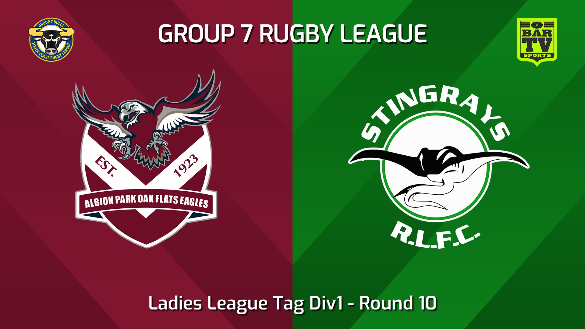 240616-video-South Coast Round 10 - Ladies League Tag Div1 - Albion Park Oak Flats Eagles v Stingrays of Shellharbour Slate Image