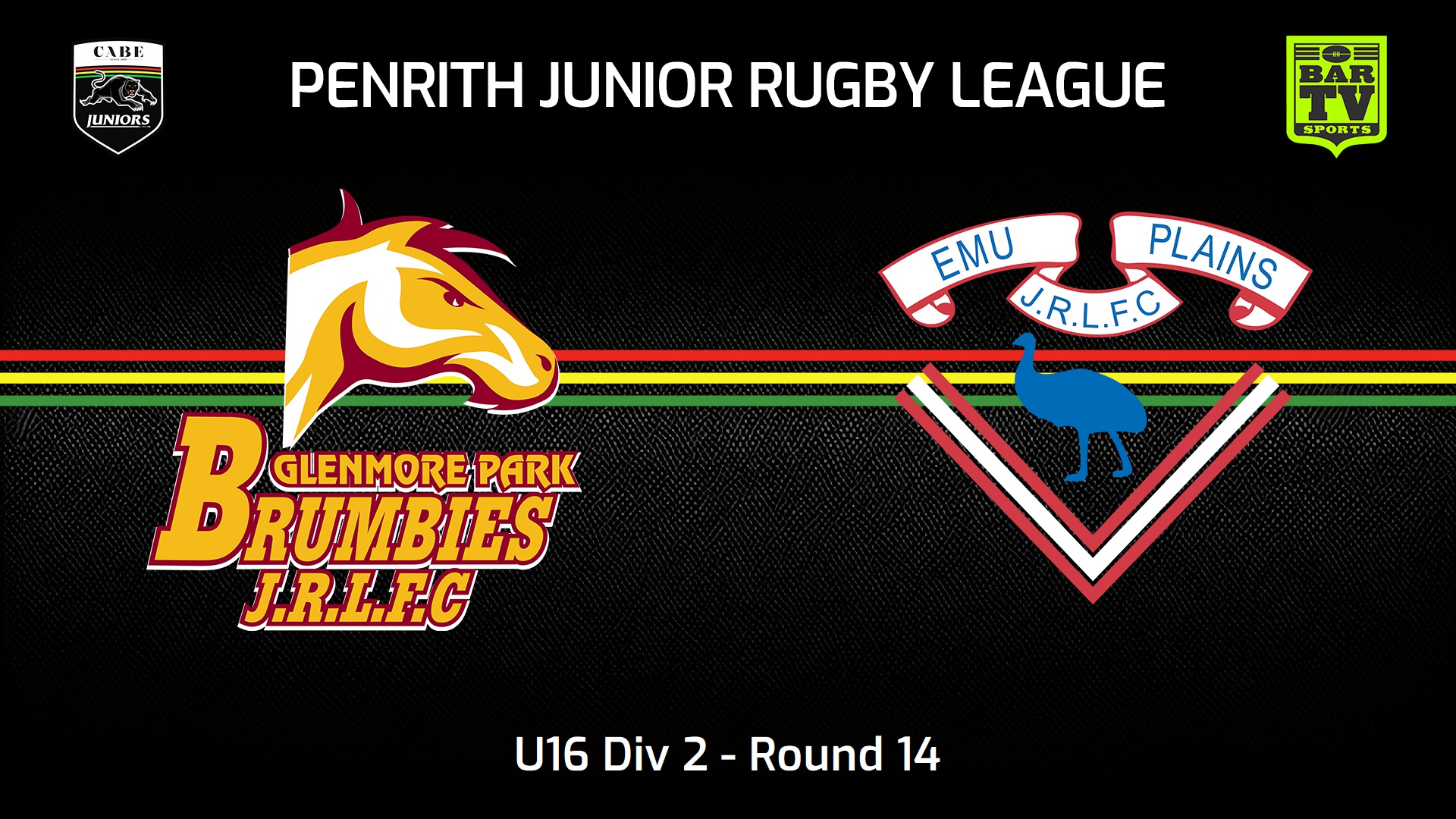 230730-Penrith & District Junior Rugby League Round 14 - U16 Div 2 - Glenmore Park Brumbies v Emu Plains RLFC Slate Image