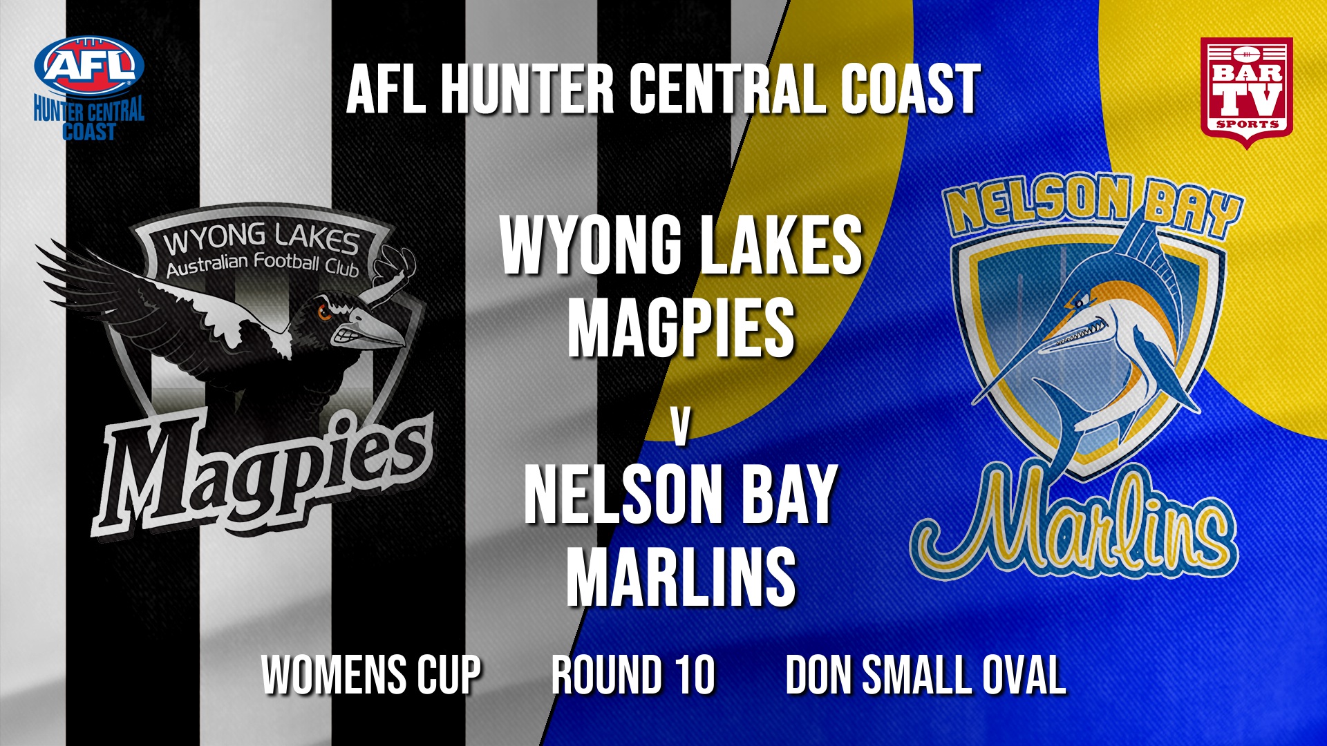 AFL HCC Round 10 - Womens Cup - Wyong Lakes Magpies v Nelson Bay Slate Image