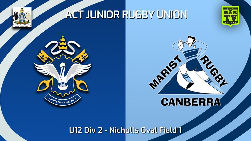 250913-video-ACT Junior Rugby Union Grand Final - U12 - St Edmund's v Marist Royal Slate Image