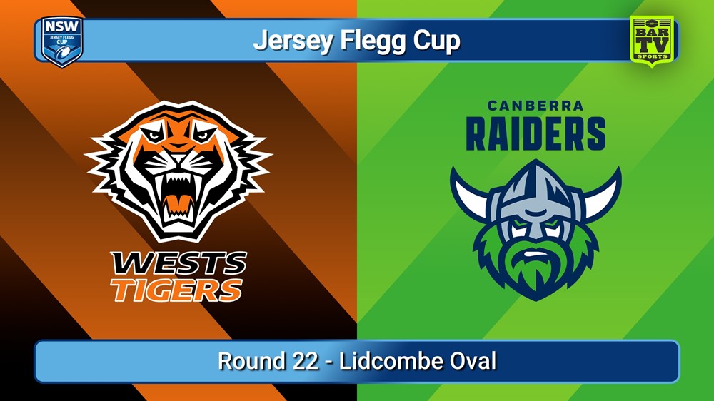 250802-video-Jersey Flegg Cup Round 22 - Wests Tigers v Canberra Raiders Slate Image