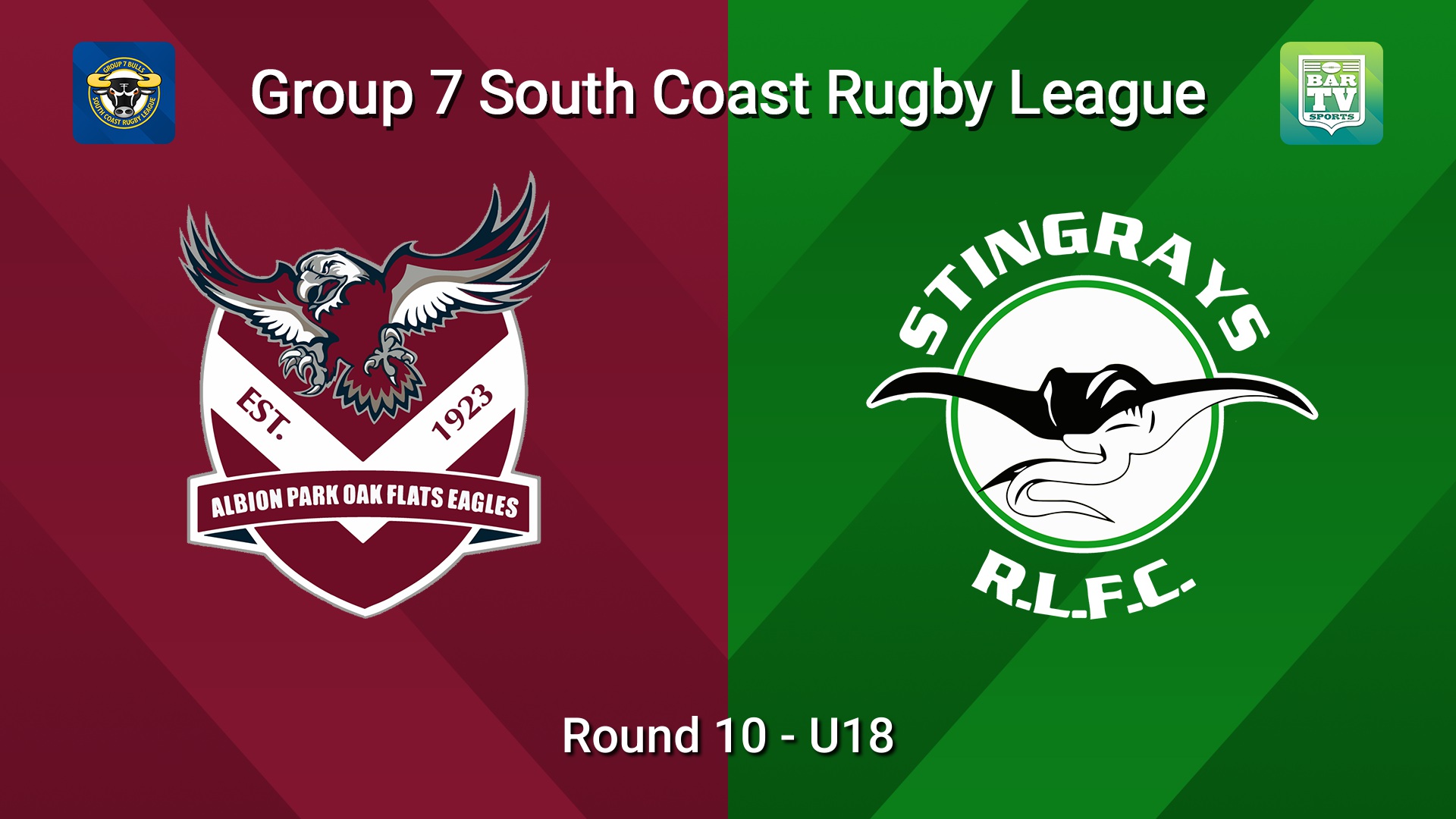 260628-video-South Coast Round 10 - U18 - Albion Park Oak Flats v Stingrays of Shellharbour Slate Image