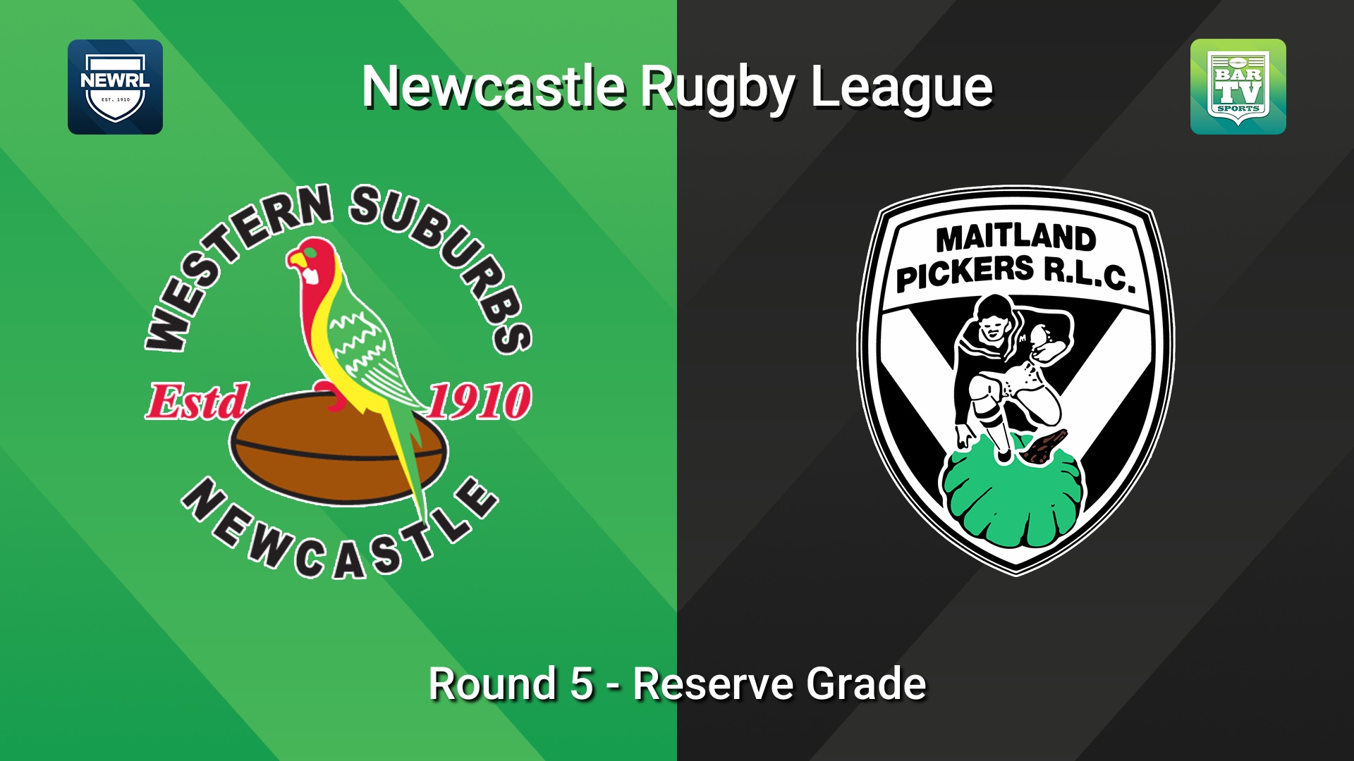 260510-video-Newcastle RL Round 5 - Reserve Grade - Western Suburbs Rosellas v Maitland Pickers Slate Image